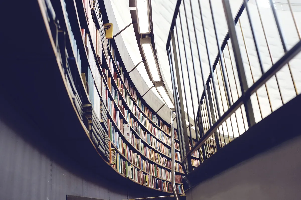 learning and development meeting in a library