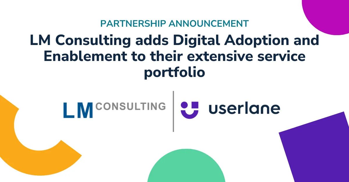 Userlane and LM Consulting Partnership Announcement